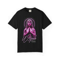 Neon Praying Madonna T-Shirt | Retro Religious Graphic Tee