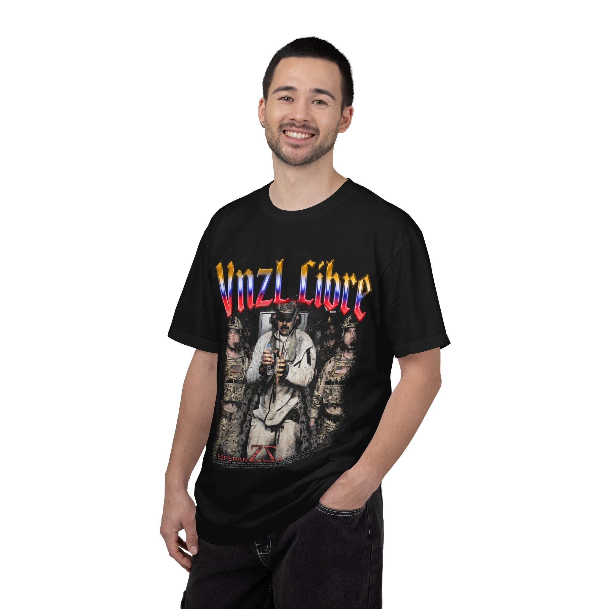 VnzL Libre graphic T-shirt | Date backprint 03-01-2026