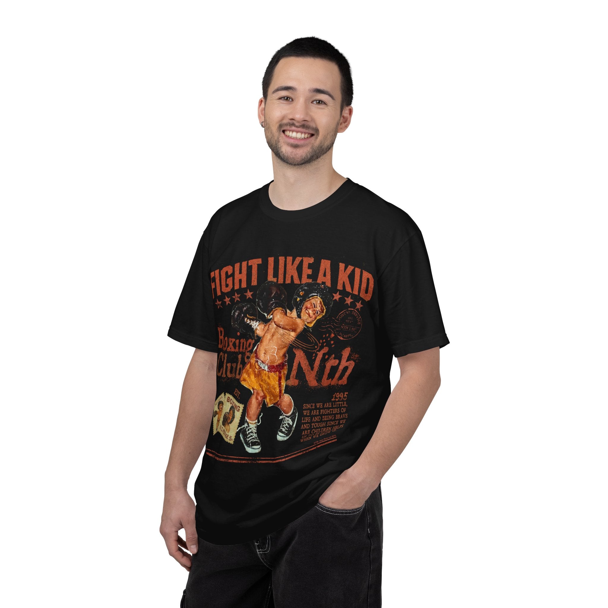 Fight Like a Kid Boxing Club T-shirt | Vintage Boxing Graphic