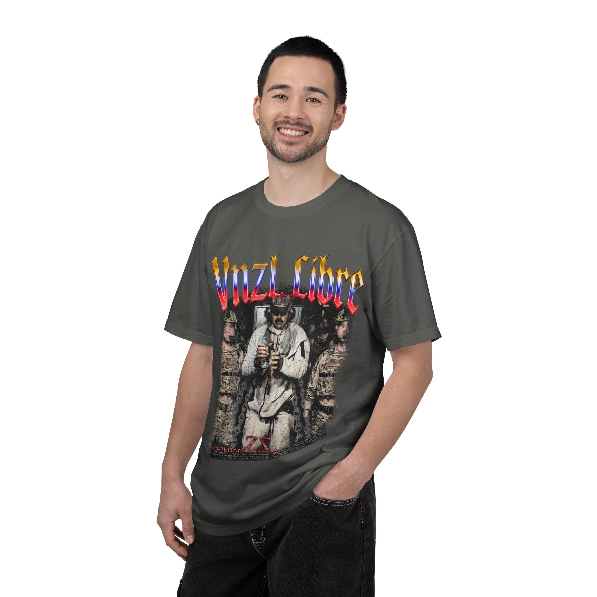 VnzL Libre graphic T-shirt | Date backprint 03-01-2026