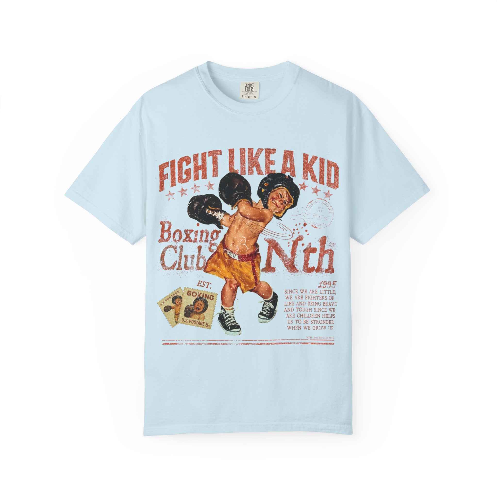 Fight Like a Kid Boxing Club T-shirt | Vintage Boxing Graphic