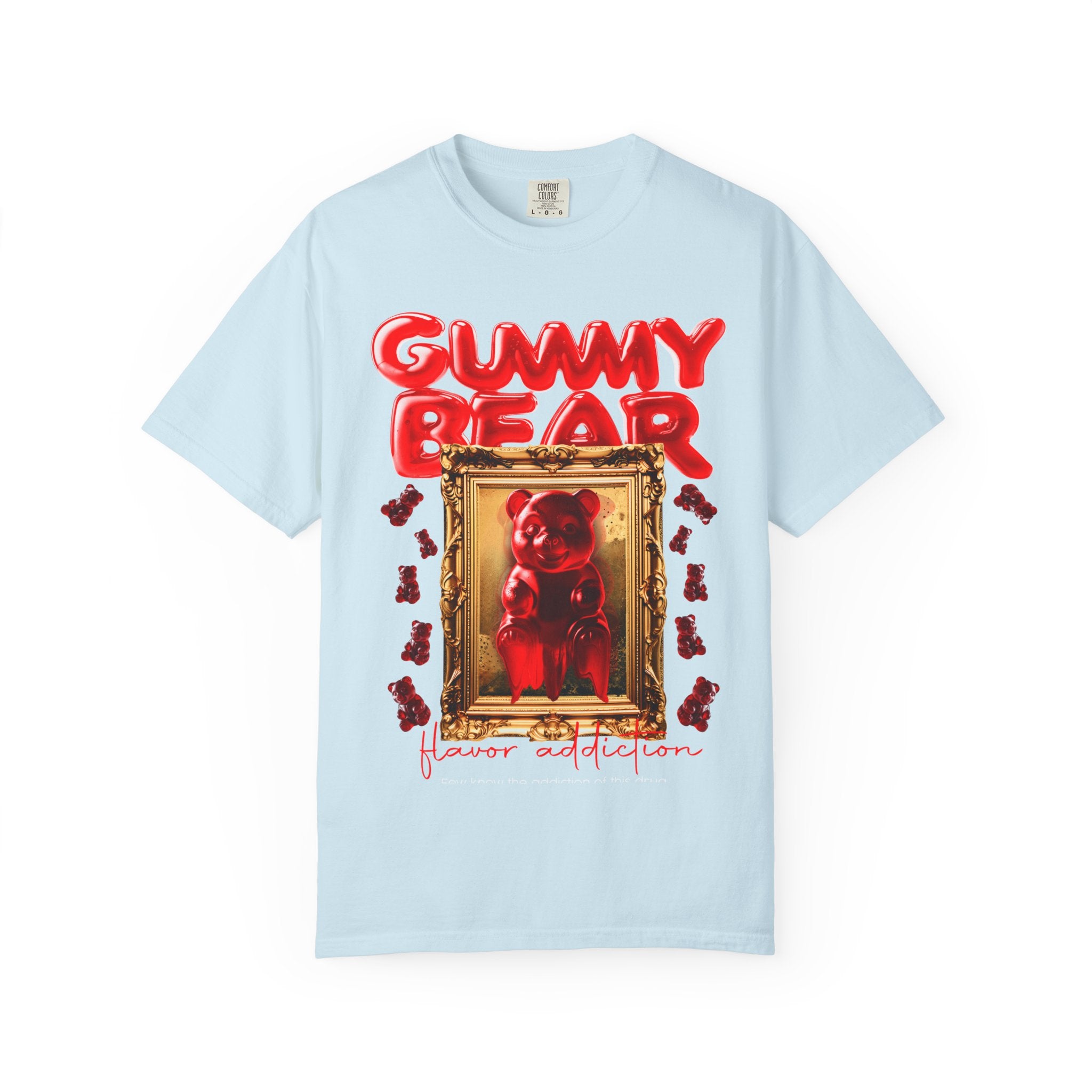 Gummy Bear Portrait T-shirt | Red Candy Illustration